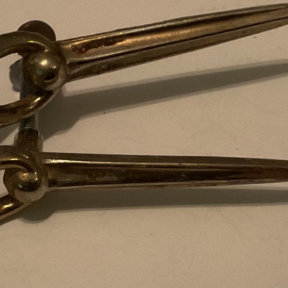 Vintage 2 atomic metal pulls for furniture- hard to find design- used - Picture 5 of 8